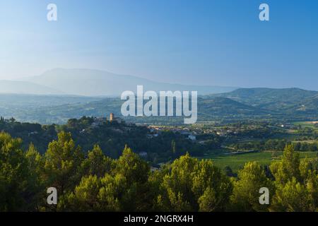 Villaggio Vinsobres in Drome Dipartimento, Provenza, Francia Foto Stock