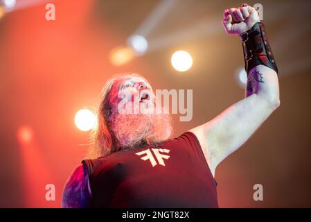 20 giugno 2019: Amon Amarth si esibirà al festival Knotfest Meets Hellfest Foto Stock