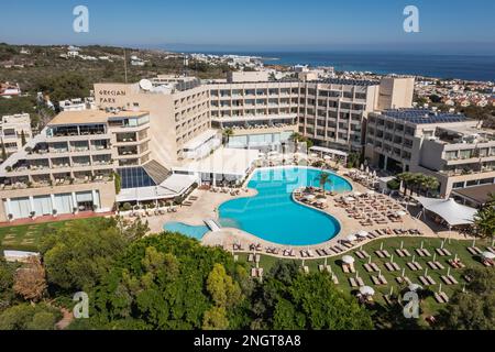 Grecian Park Hotel Vicino alla zona del Parco Nazionale della Foresta di Capo Greco a Cipro Foto Stock