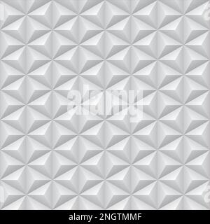 Sfondo senza giunture grigio neutro. Modello Vector 3D inclinabile di colore grigio chiaro. Illustrazione Vettoriale