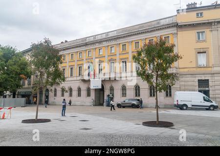 Bergamo, Italia - 30 settembre 2022: Palazzo Frizzoni. Foto Stock