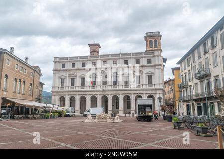 Bergamo, Italia - 30 settembre 2022: Biblioteca Civica Angelo mai. Foto Stock