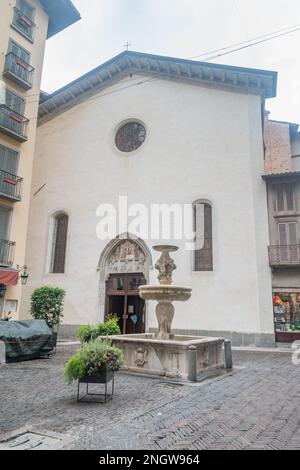 Bergamo, Italia - 30 settembre 2022: Chiesa di San Pancrazio. Foto Stock