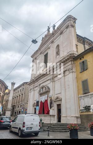 Bergamo, Italia - 30 settembre 2022: La Basilica di Sant'Alessandro. Foto Stock