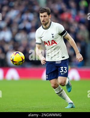 Ben Davies di Tottenham Hotspur durante la partita della Premier League al Tottenham Hotspur Stadium, Londra. Data immagine: Domenica 19 febbraio 2023. Foto Stock