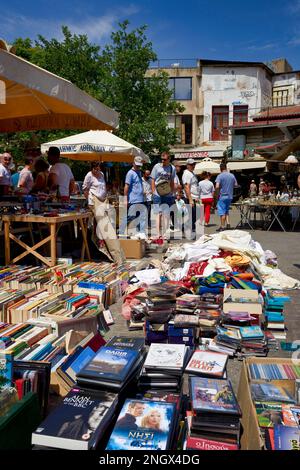 Atene Grecia. Il Mercato delle Pulci di Monastiraki Foto Stock