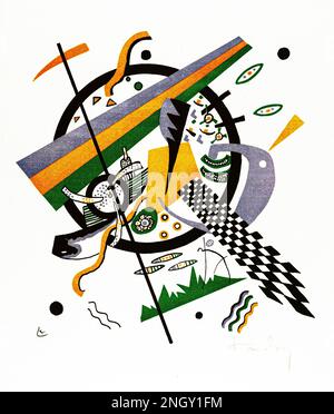 Kleine Welten IV (Small Worlds IV) (1922) stampa ad alta risoluzione di Wassily Kandinsky. Foto Stock
