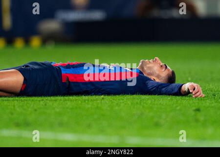 Barcellona, Spagna. 19th Feb, 2023. Ferran Torres (FC Barcelona) viene raffigurato durante la partita di calcio della Liga tra FC Barcelona e Cadiz CF, allo stadio Camp Nou di Barcellona, in Spagna, il 19 febbraio 2023. Foto: SIU Wu. Credit: dpa/Alamy Live News Foto Stock