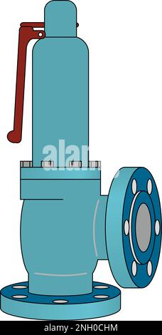 Valvola di sicurezza Illustrazione Vettoriale