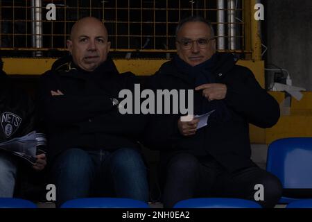 Stadio Pier Cesare Tombolato, Cittadella, 18 febbraio 2023, Cardona Marcello Presidente di Reggina durante COME Cittadella vs Reggina 1914 - IT Foto Stock