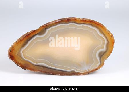 Affettato e agata lucidata dal Brasile Foto Stock