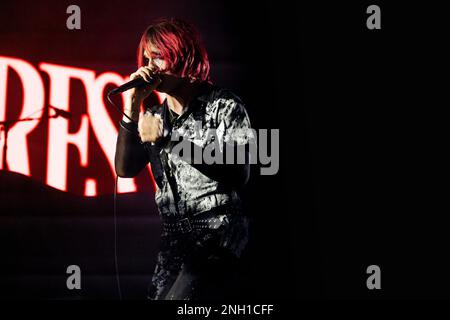 Milano 11 Febbraio 2023 Static Dress - atto di apertura per darmi l'orizzonte - live at Forum Assago Italy © Andrea Ripamonti / Alamy Foto Stock