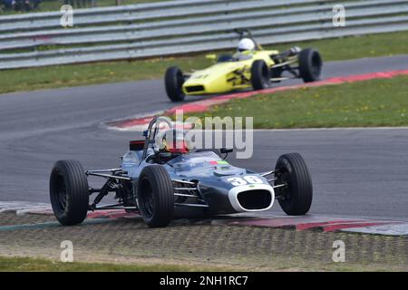 Rob Smith, Merlyn MK20, HFF, Historic Formula Ford, HFF, Storica Formula Ford, 20 minuti di corsa per le auto storiche FF1600 che sono state costruite e gara Foto Stock