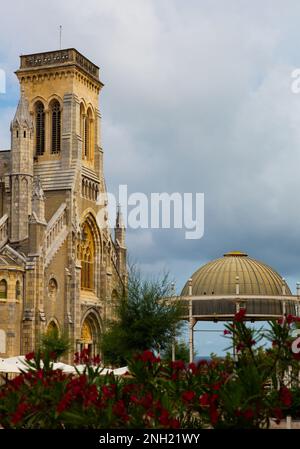 Eglise Sainte-Eugenie, Biarritz Foto Stock