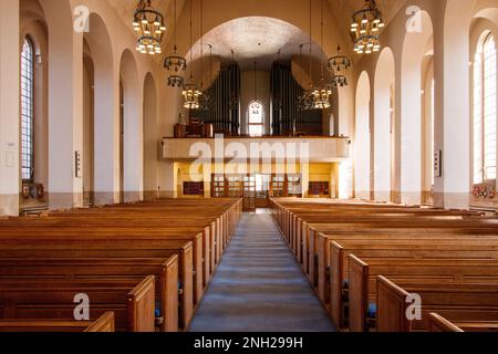 La chiesa di St Columba è una delle due congregazioni londinesi della chiesa di Scozia. Foto Stock