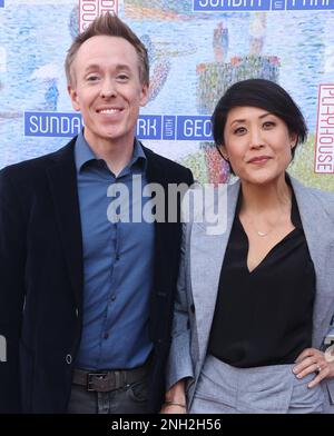 PASADENA, CA - 19 FEBBRAIO: Jim Cashman, Michelle non nella notte di apertura di Pasadena PlayhouseÕs Sondheim Celebrazione produzione di Domenica nel Parco con George il 19 febbraio 2023 a Pasadena, California. Credito: Faye Sadou/MediaPunch Foto Stock