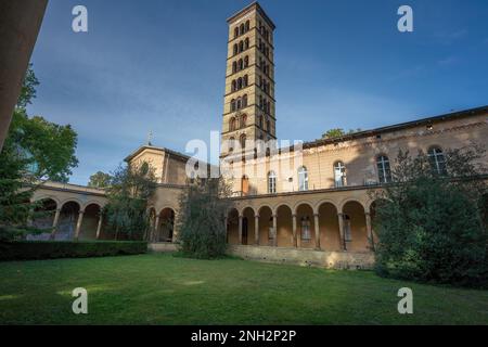 Chiesa della Pace (Friedenskirche) cortile interno - Potsdam, Brandeburgo, Germania Foto Stock