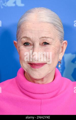 Berlino, Germania. 20th Feb, 2023. Helen Mirren partecipa al Photocall nell'ambito del 73rd° Festival Internazionale del Cinema di Berlino (Berlino), il 20 febbraio 2023. Foto di Aurore Marechal/ABACAPRESS.COM Credit: Abaca Press/Alamy Live News Foto Stock