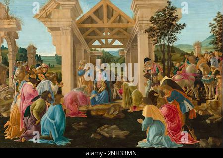 Sandro Botticelli l'Adorazione dei Magi 1478/1482 Foto Stock