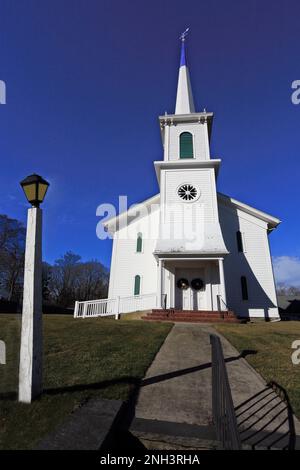 Old Steeple Community Church Aquebogue Long Island New York Foto Stock