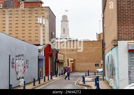 Albert Street, Barnsley Foto Stock