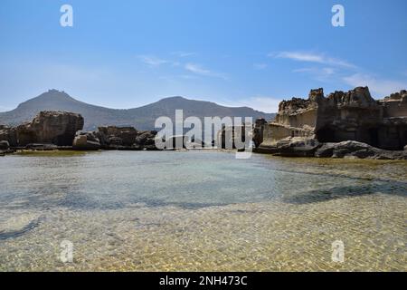 Spiaggia Cala graziosa, Favignana Foto Stock