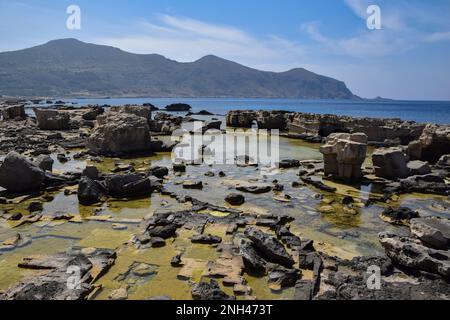 Spiaggia Cala graziosa, Favignana Foto Stock