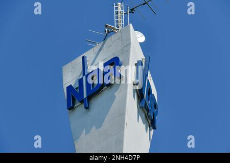 NDR, Broadcast Tower, Rudolf-von-Bennigsen-Ufer, Hannover, bassa Sassonia, Germania Foto Stock