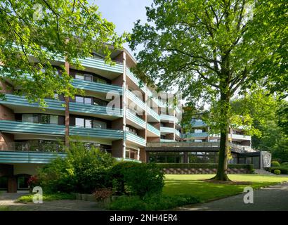 Hotel e complesso di appartamenti Haus Deutsch Krone, Bad Essen, bassa Sassonia, Germania Foto Stock