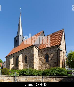 St Chiesa cattolica di Nicholas, Bad Iburg, bassa Sassonia, Germania Foto Stock