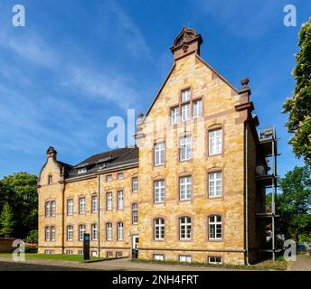 Osnabrueck University of Applied Sciences, Westerberg Campus, ex caserma Metz, Competence Centre for Lightweight Construction, Drive Technology Foto Stock