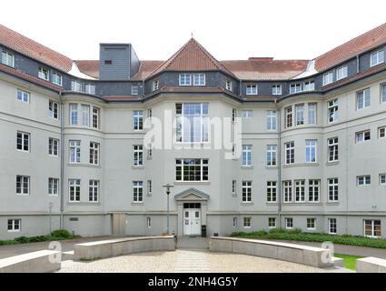 Osnabrueck Università di Scienze applicate, Istituto di Musica, ex clinica ginecologica e scuola professionale per ostetriche, Osnabrueck, inferiore Foto Stock