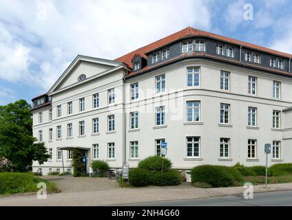 Osnabrueck Università di Scienze applicate, Istituto di Musica, ex clinica ginecologica e scuola professionale per ostetriche, Osnabrueck, inferiore Foto Stock