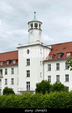 Ospedale municipale, ora casa dei vecchi popoli, Bad Reichenhall, alta Baviera, Baviera, Germania Foto Stock