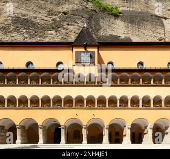 Buergerspital o Admonter Hof, ex ospedale e casa degli anziani, oggi museo dei giocattoli e museo degli strumenti, Salisburgo, Austria Foto Stock