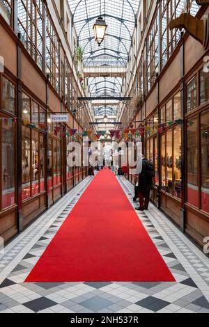 Passage du Grand Cerf a Parigi, Francia Foto Stock