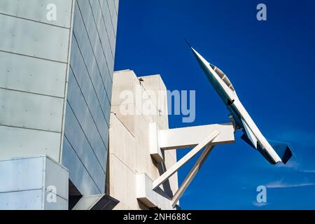 F-104 Starfighter all'Exposition Park, Los Angeles Foto Stock