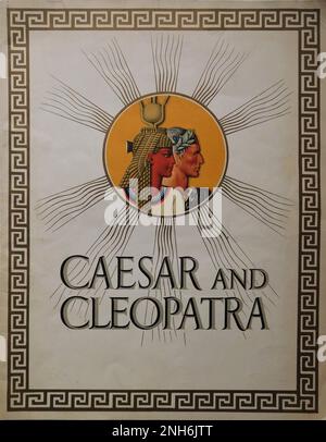 VIVIEN LEIGH e CLAUDE PIOVE a CAESAR E CLEOPATRA 1945 regista GABRIEL PASCAL giocare George Bernard Shaw decor / costumi Oliver Messel arte direzione John Bryan e Hein Heckroth Gabriel pascal produzioni / produttori indipendenti / Orchestra Sinfonica Nazionale / Eagle-Lion Distributors Ltd. Foto Stock