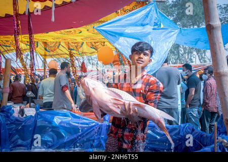 Fiera di Poradaha Bangladesh Fiera locale Foto Stock