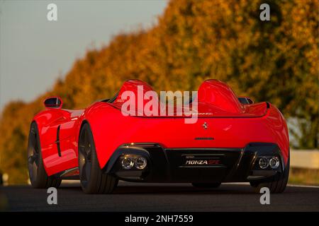 Ferrari Monza SP2-auto sportiva unica Foto Stock