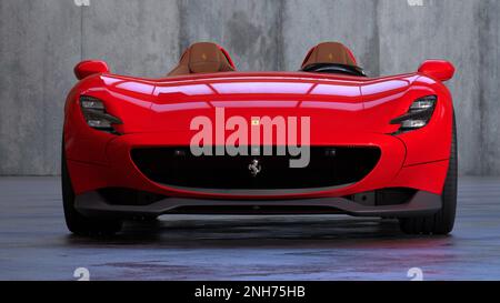 Ferrari Monza SP2-auto sportiva unica Foto Stock