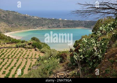 Lago di Venere, Pantelleria Foto Stock