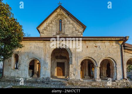 Vecchio convento Khobi, monastero ortodosso georgiano, XIII secolo. Foto Stock