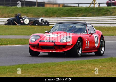 NIC strong, Marcos 3000 GT, Classic & Modern Motorsport Club - Classic Challenge, Sports Cars, GT e berline prodotte dagli anni '50 agli anni '19 Foto Stock