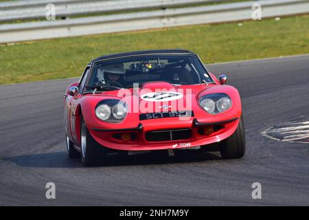 NIC strong, Marcos 3000 GT, Classic & Modern Motorsport Club - Classic Challenge, Sports Cars, GT e berline prodotte dagli anni '50 agli anni '19 Foto Stock