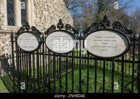 Chiesa di Santa Maria, Playford, Suffolk, Inghilterra Foto Stock