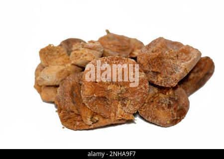 Fichi secchi frutta che è usato in Ramadan Khoshaf o composta con frutta secca datteri e pasta di albicocca che i musulmani iniziano la loro colazione in Ramadan su Foto Stock