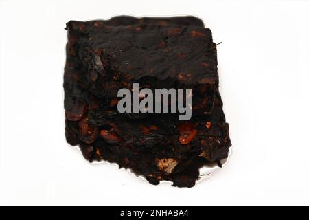 Il Tamarind essiccato con il cappello dei semi è usato in Ramadan come il succo di Tamr Hendi o Tamarind che i musulmani cominciano la loro colazione in Ramadan su esso, fuoco selettivo Foto Stock