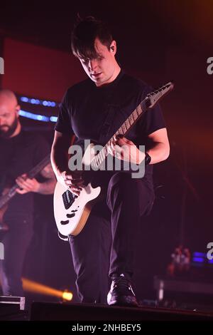 Fort Lauderdale, Florida, Stati Uniti. 20th Feb, 2023. August Burns Red suona alla Revolution Live il 20 febbraio 2023 a Fort Lauderdale, Florida. Credit: Mpi04/Media Punch/Alamy Live News Foto Stock