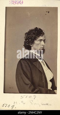 Halbert F. Paine, Wisconsin anche Brig. Gen. 19th secolo Mathew Brady, Quartermaster, e altre fotografie della Guerra civile Foto Stock